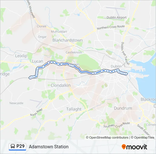 P29 Bus Line Map