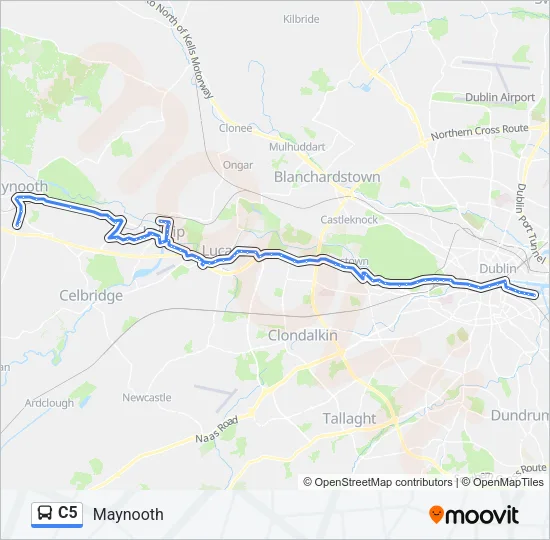 C5 Bus Line Map
