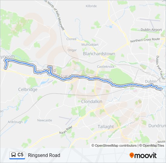 C5 Bus Line Map