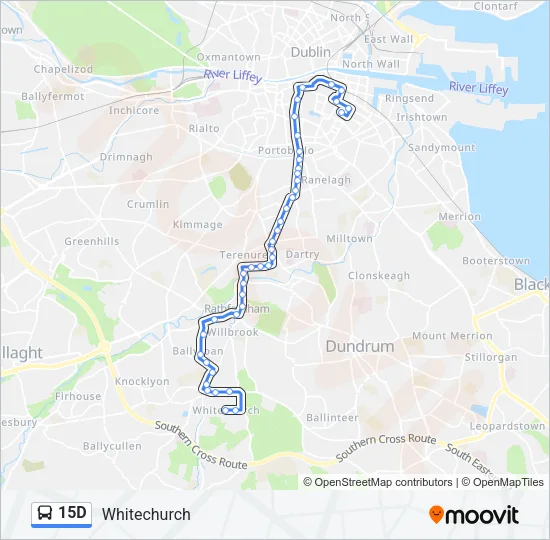 15D Bus Line Map