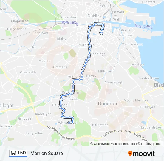 15D Bus Line Map