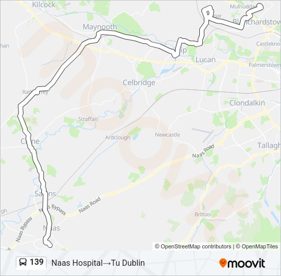 139 Bus Line Map