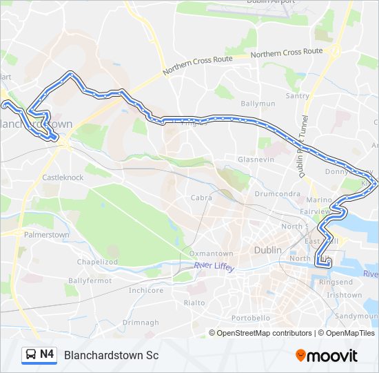 N4 bus Line Map