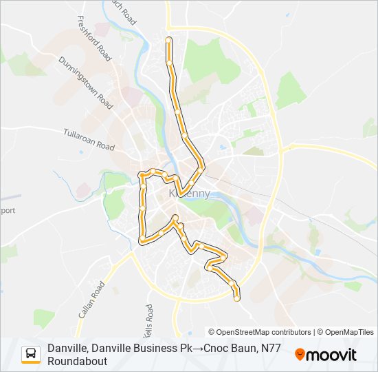 Cnoc Baun N77 Roundabout Danville Danville Business Pk Route Schedules Stops Maps Danville Danville Business Pk Cnoc Baun N77 Roundabout Updated