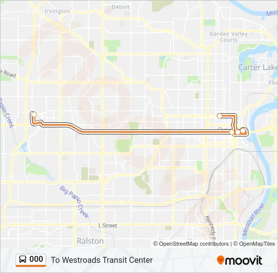 000 Bus Line Map