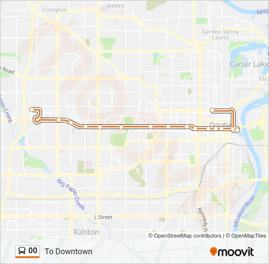 00 Bus Line Map