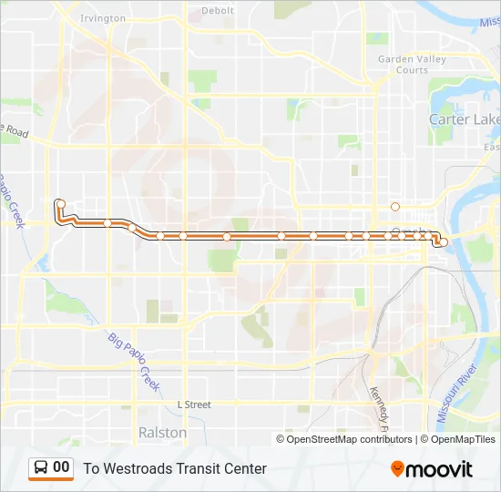 00 Bus Line Map