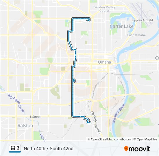 3 bus Line Map