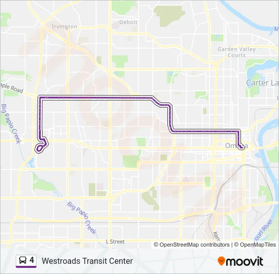 4 Bus Line Map