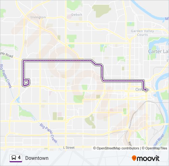 4 Bus Line Map