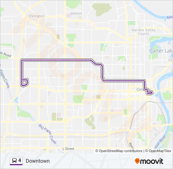 4 bus Line Map