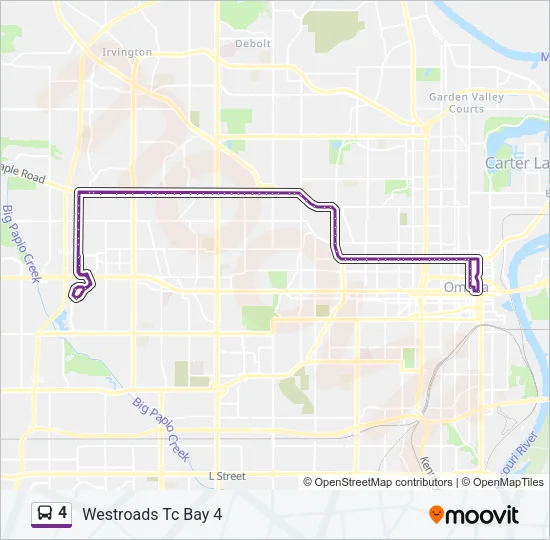 4 Bus Line Map