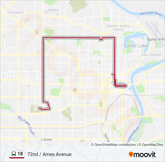 18 Route: Schedules, Stops & Maps - Aksarben Transit Center (Updated)