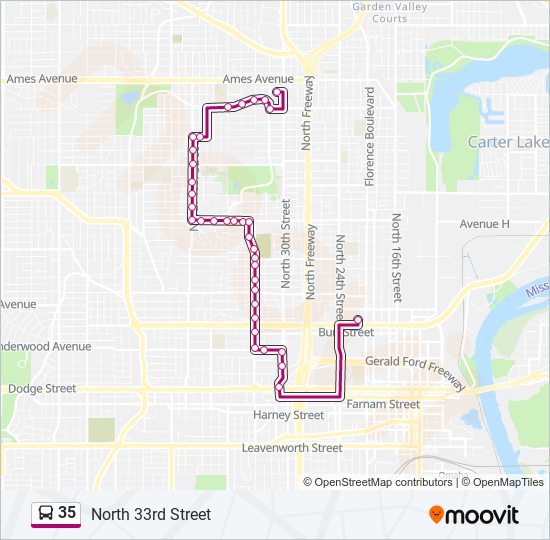 35 Route: Schedules, Stops & Maps - (Updated)