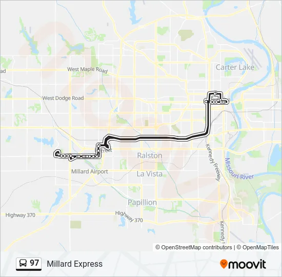 97 Bus Line Map