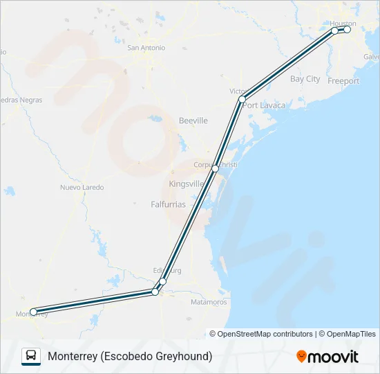 GREYHOUND US1128 Bus Line Map