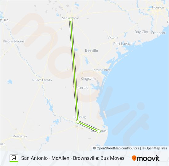 FLIXBUS US1120D Bus Line Map