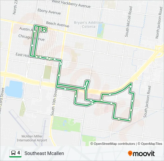 4 Bus Line Map