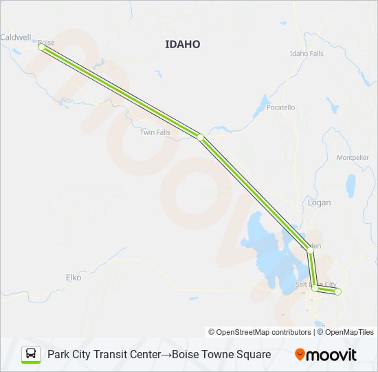 Mapa de FLIXBUS N2181 de autobús