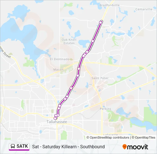 SATK Bus Line Map