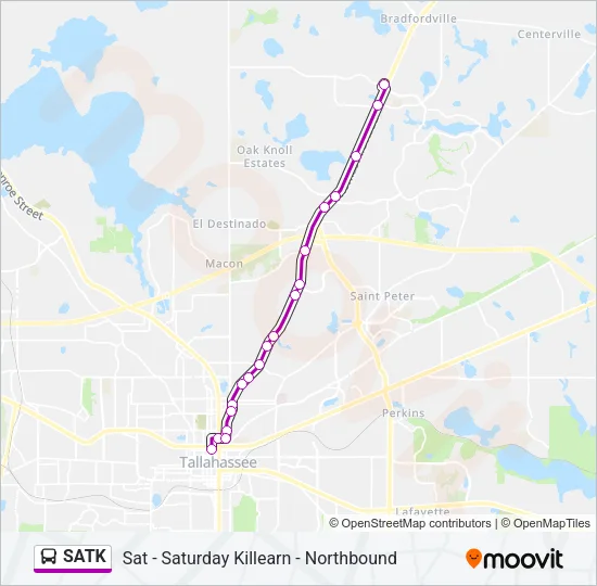 SATK Bus Line Map