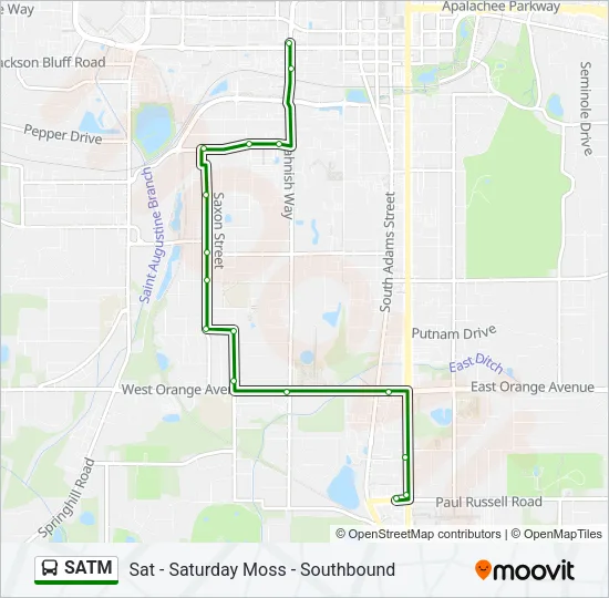 SATM Bus Line Map