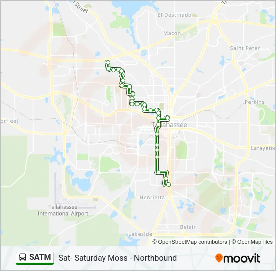 SATM Bus Line Map