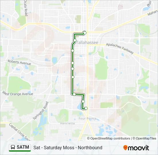 SATM Bus Line Map