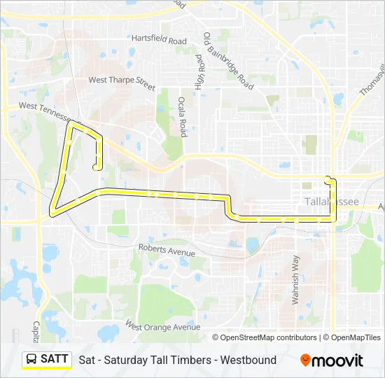 SATT Bus Line Map