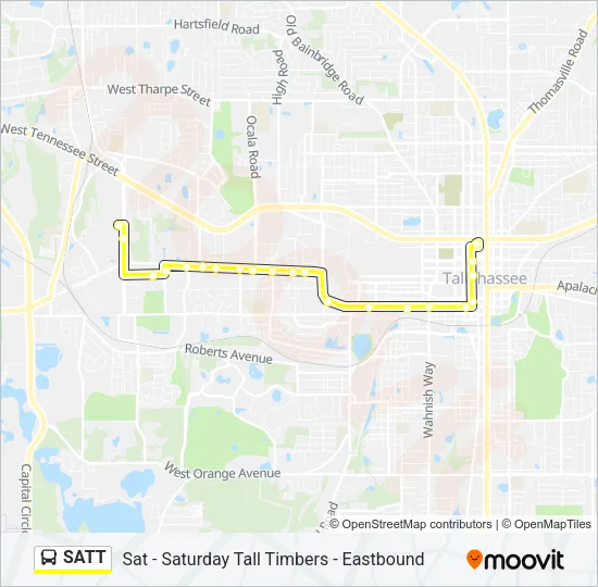 SATT Bus Line Map