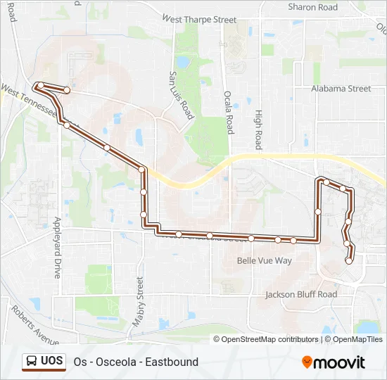 UOS Bus Line Map