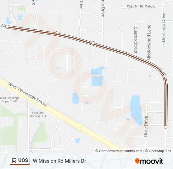 UOS Bus Line Map