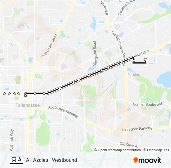 A Bus Line Map