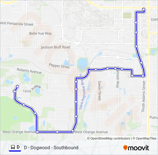 D Bus Line Map