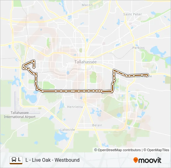 L Bus Line Map