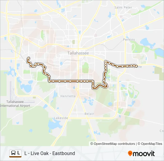 L Bus Line Map