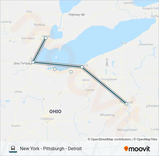 GREYHOUND US0420 Bus Line Map