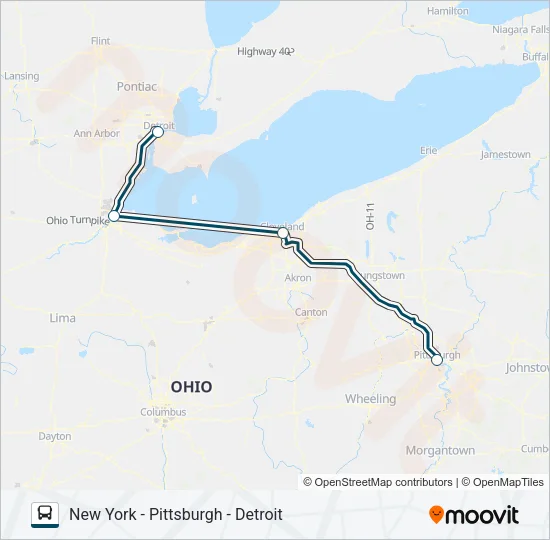 GREYHOUND US0420 Bus Line Map