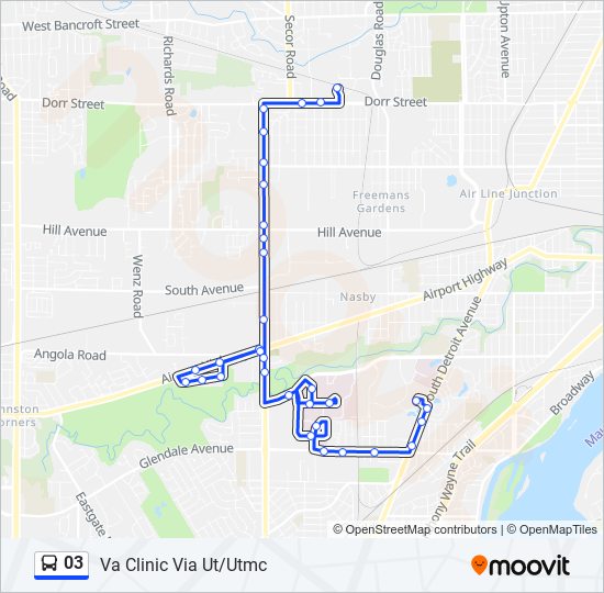 03 bus Line Map