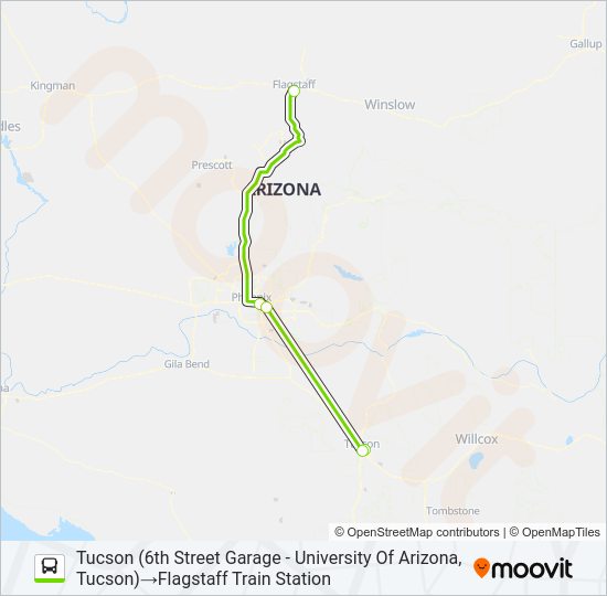 FLIXBUS 2047 bus Line Map