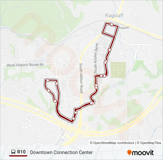 R10 Bus Line Map