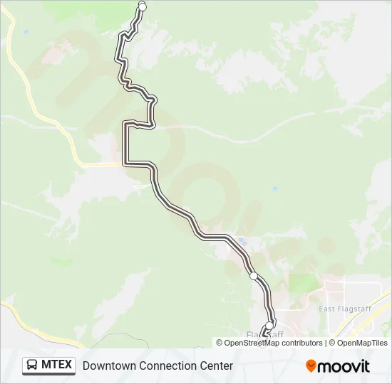 MTEX Bus Line Map
