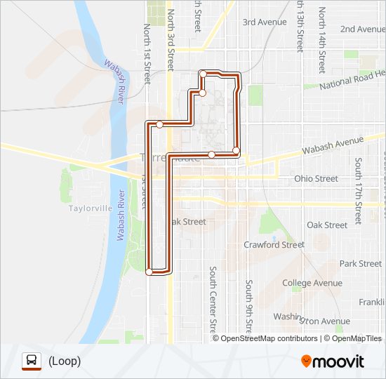 ISU CAMPUS bus Line Map