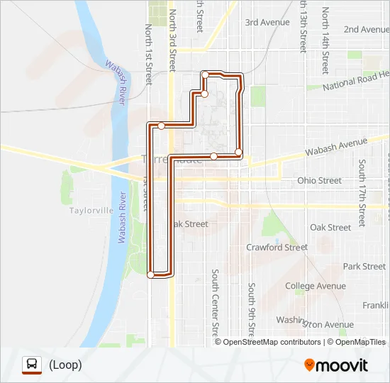 ISU CAMPUS Bus Line Map