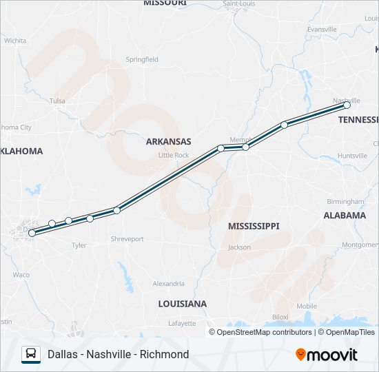 GREYHOUND US0600 bus Line Map