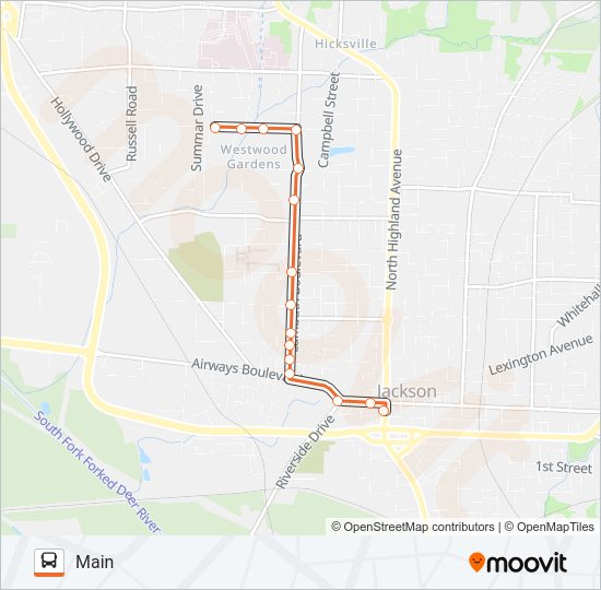 CAMPBELL Bus Line Map