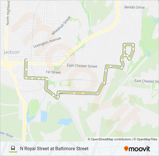 EAST CHESTER Bus Line Map