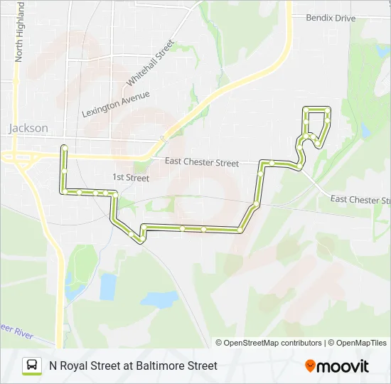 EAST CHESTER Bus Line Map