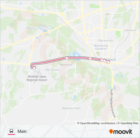 TECH CENTER Bus Line Map