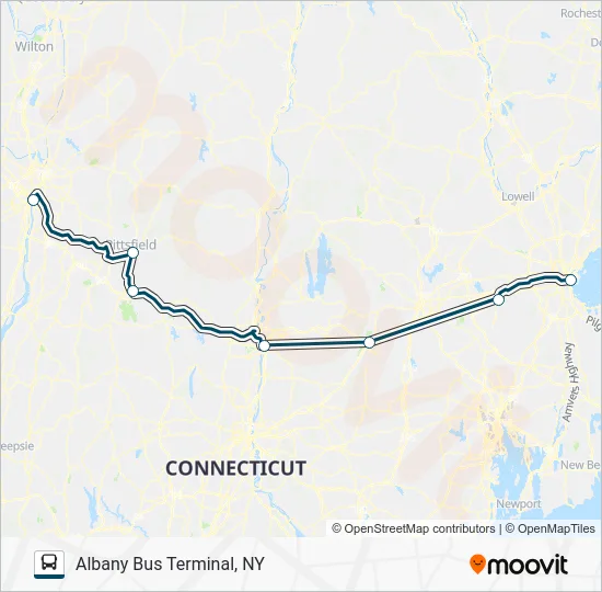 GREYHOUND US0270S Bus Line Map